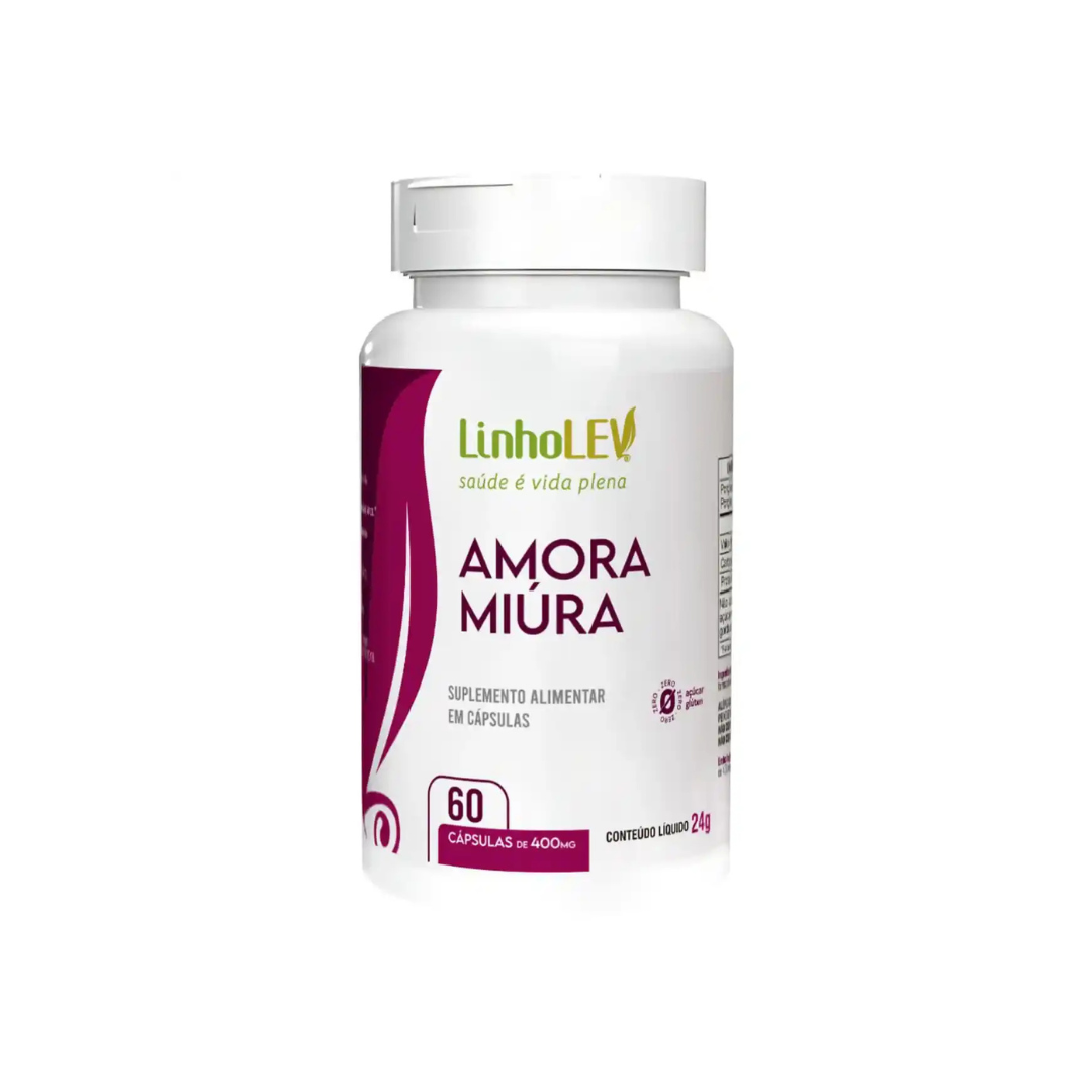 Amora Miura 60 Caps. 400mg - Linho Lev