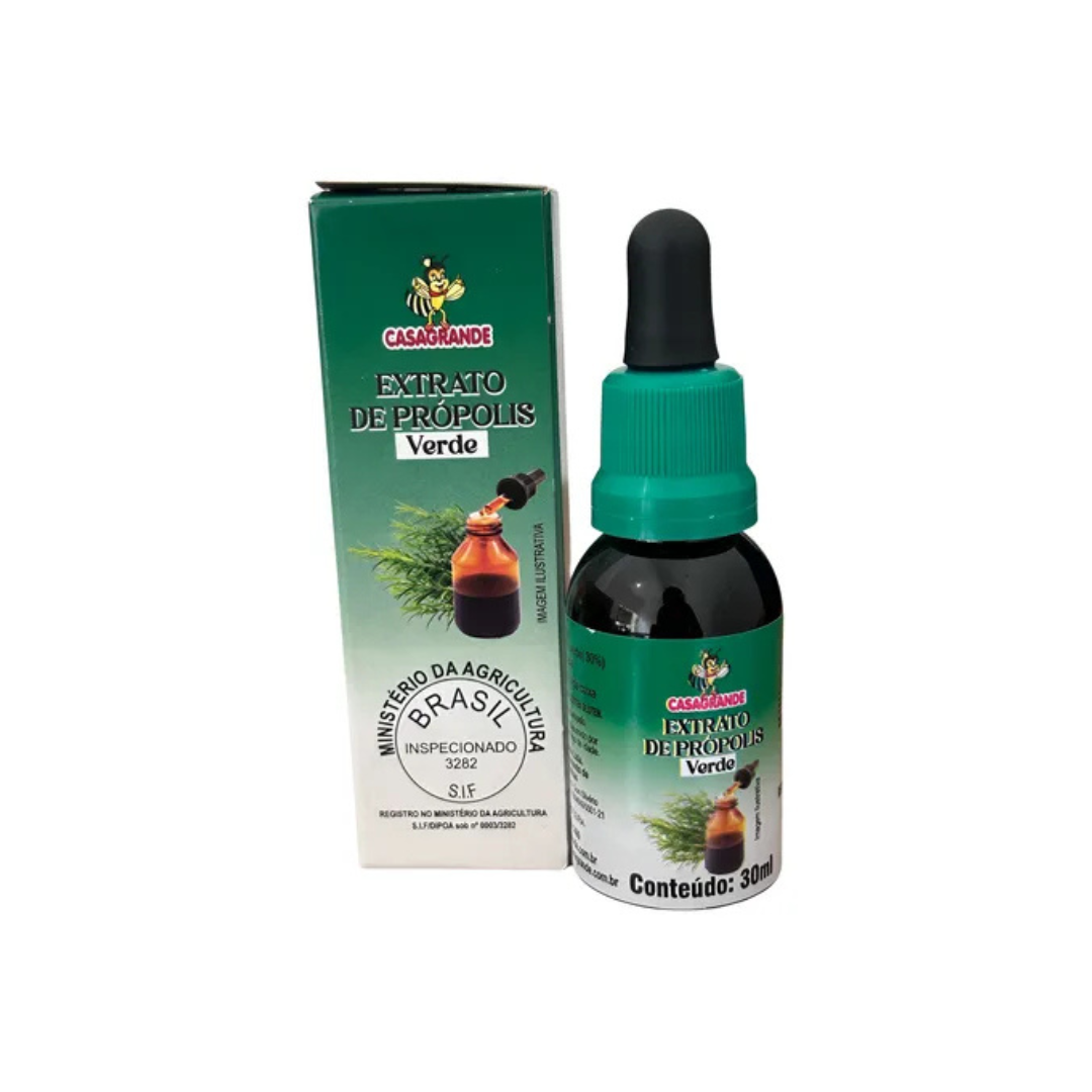 Extrato de Própolis Verde 30ml - Apiários Casagrande