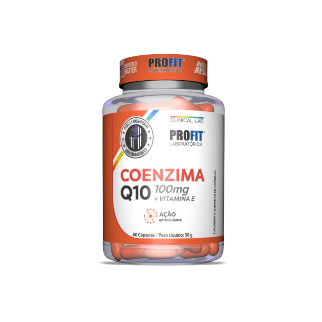 Coenzima Q10 + Vit. E 60 Caps. 100mg - ProfitLabs